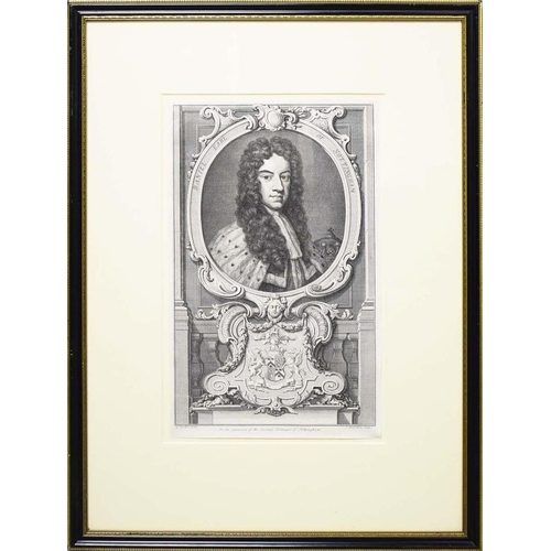 46 - JACOBUS HOUBRAKEN (1698-1780). THE HEADS OF ILLUSTRIOUS PERSONS OF GREAT BRITAIN (10). a set of ten ... 