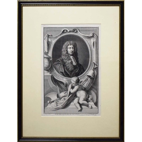 46 - JACOBUS HOUBRAKEN (1698-1780). THE HEADS OF ILLUSTRIOUS PERSONS OF GREAT BRITAIN (10). a set of ten ... 