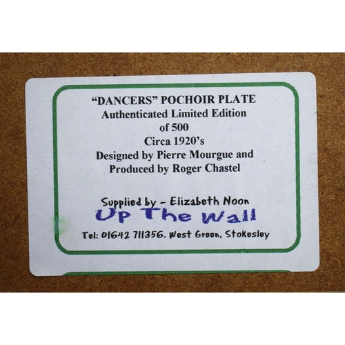 40 - PIERRE MOURGUE (FRENCH 1890-1969). DANCERS (8). a set of eight pochoir plates, Edition of 500, produ... 