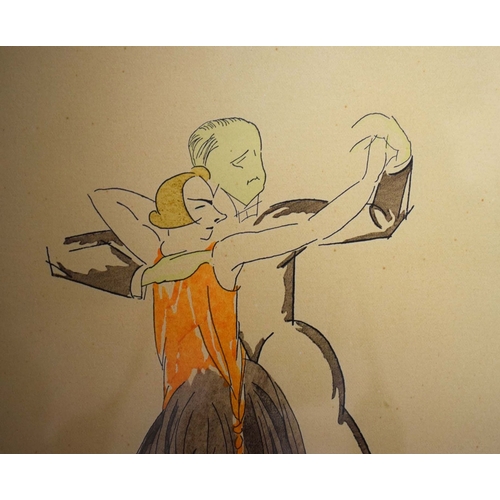 40 - PIERRE MOURGUE (FRENCH 1890-1969). DANCERS (8). a set of eight pochoir plates, Edition of 500, produ... 