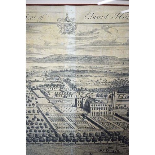 103 - AFTER JOHANNES KIP (DUTCH C.1653-1722). ALVESTON, THE SEAT OF EDWARD HILL ESQ. engraving, 61cm x 68c... 