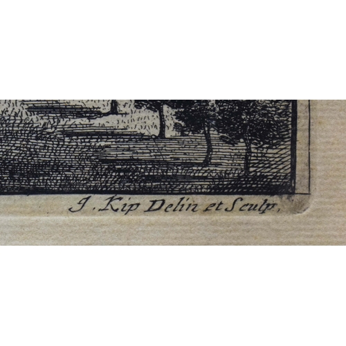 103 - AFTER JOHANNES KIP (DUTCH C.1653-1722). ALVESTON, THE SEAT OF EDWARD HILL ESQ. engraving, 61cm x 68c... 