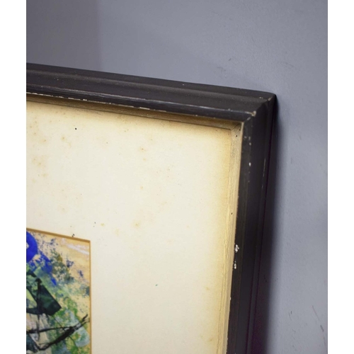 104 - TONI PATTEN (B. 1929). BOWL AND GRAPES. oil on paper, 73cm x 55cm, framed.