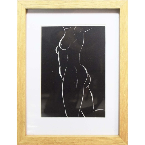 106 - ERIC GILL. NUDES (8). a set of eight off-set lithographs, 26.5cm x 20.5cm, framed.