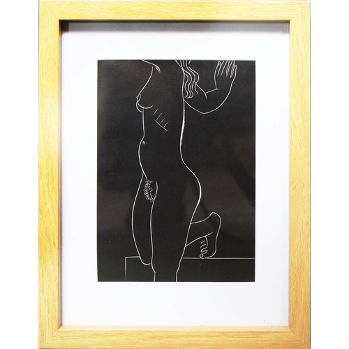 106 - ERIC GILL. NUDES (8). a set of eight off-set lithographs, 26.5cm x 20.5cm, framed.