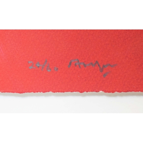 107 - ARDYN HALTER (BRITISH B. 1956). MYCOLOGIA. silkscreen on Somerset paper; printed by Kip Gresham Stud... 