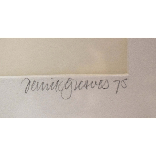 108 - DERRICK GREAVES (BRITISH 1927-2002). HAND, FLOWER AND VASE. (d) lithograph, signed and numbered 2/15... 