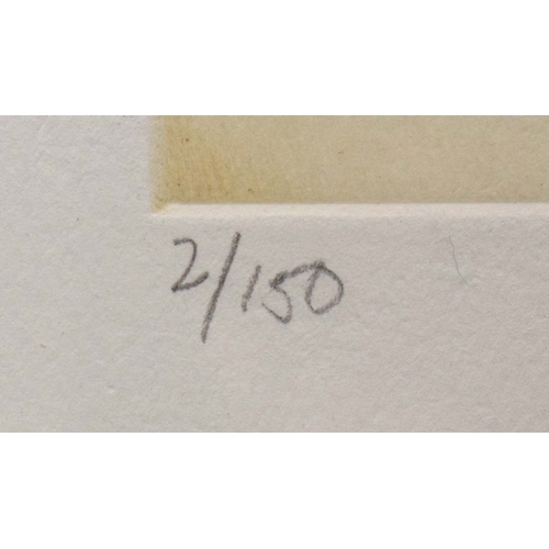 108 - DERRICK GREAVES (BRITISH 1927-2002). HAND, FLOWER AND VASE. (d) lithograph, signed and numbered 2/15... 