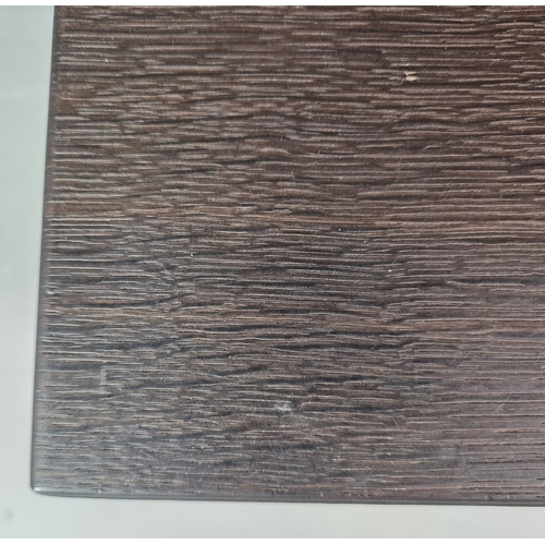 125 - SIDE CHEST. with 2 graduated drawers, 51cm x 46.5cm x 43cm approx.