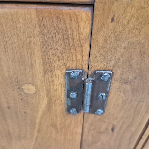 268 - DINING SUITE BY IMPERIAL RATTAN CO LTD ONTARIO (6). solid Canadian maple comprising  table, 76cm H x... 