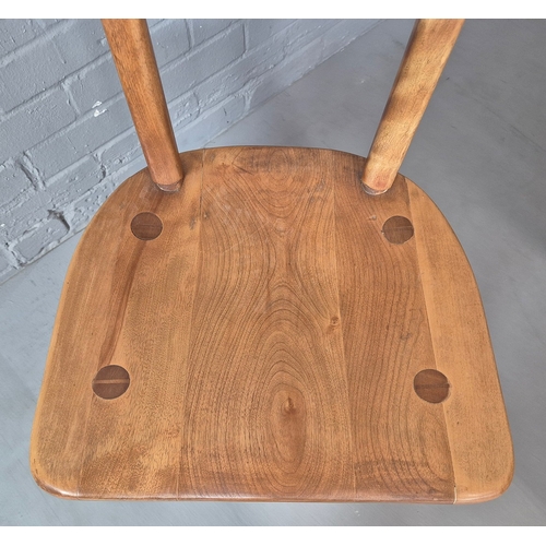 268 - DINING SUITE BY IMPERIAL RATTAN CO LTD ONTARIO (6). solid Canadian maple comprising  table, 76cm H x... 