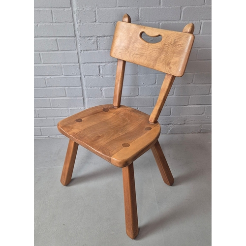 268 - DINING SUITE BY IMPERIAL RATTAN CO LTD ONTARIO (6). solid Canadian maple comprising  table, 76cm H x... 