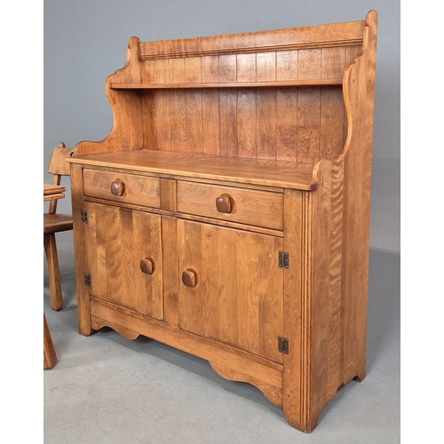 268 - DINING SUITE BY IMPERIAL RATTAN CO LTD ONTARIO (6). solid Canadian maple comprising  table, 76cm H x... 