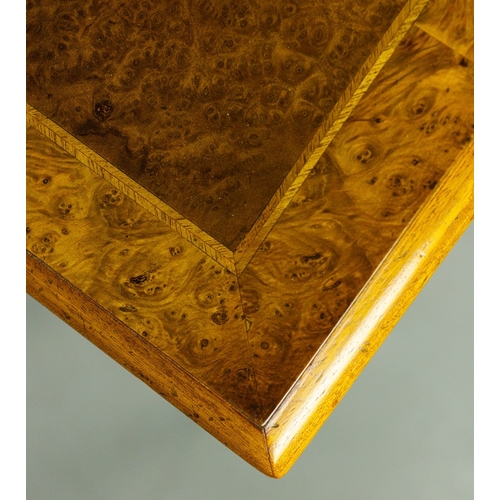 290 - GEORGIAN STYLE WALNUT HALL TABLE. With six drawers
77cm H x 168cm W x 32cm D.