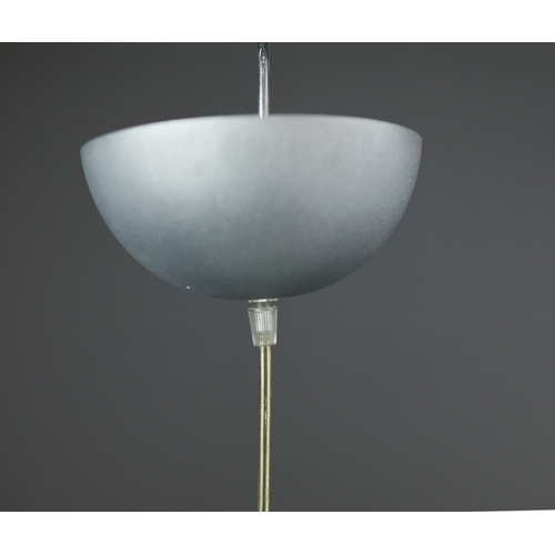 293 - 1990s ITALIAN FOULARD PENDANT LIGHT BY FRANCESCO PARETTI FOR SLAMP. 48cm H x 45cm W
Adjustable heigh... 