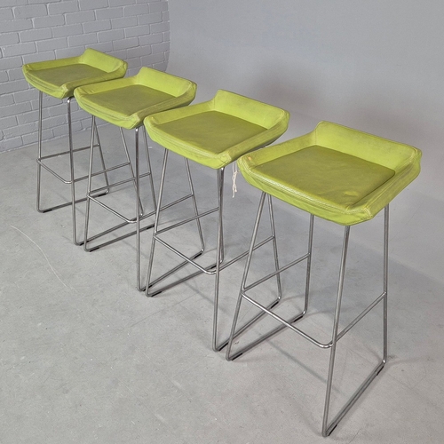 304 - SWEDESE HAPPY BAR STOOLS (4). a set of four, by Roger Persson.