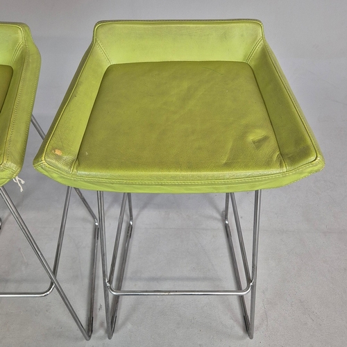 304 - SWEDESE HAPPY BAR STOOLS (4). a set of four, by Roger Persson.