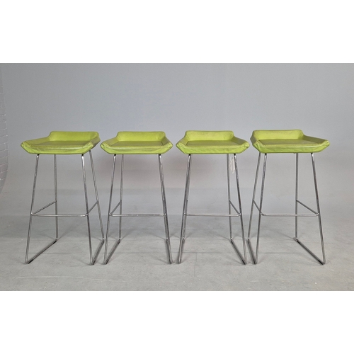 305 - SWEDESE HAPPY BAR STOOLS (4). a set of four, by Roger Persson.