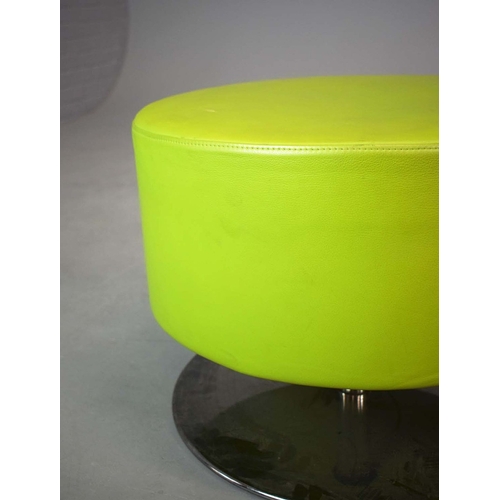 306 - SWEDESE SWIVEL FOOTSTOOLS (3). three.