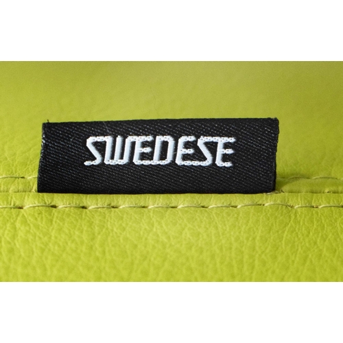 306 - SWEDESE SWIVEL FOOTSTOOLS (3). three.