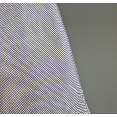 313 - CURTAINS, TWO PAIRS, DARK LILAC. micro check, lined, bought at the Savoy Hotel auction 12/12/2024 ea... 