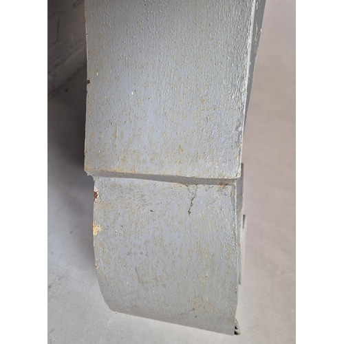 316 - OUTDOOR ZINC WALL MIRROR. in the form of a Belgium window 87cm w x 120cm t.