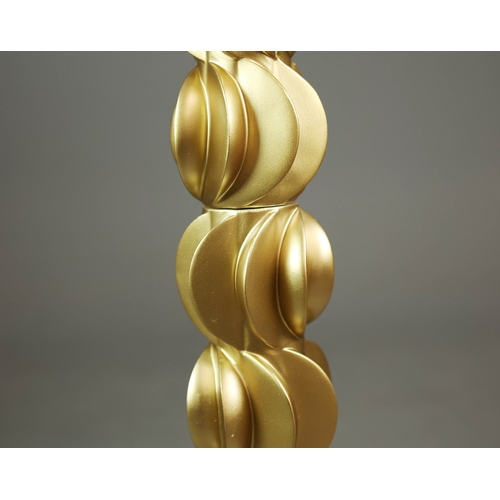 320 - 1970S FRENCH STYLE FLOOR LAMP. with shade, 161cm H approx.