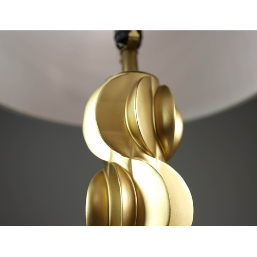 320 - 1970S FRENCH STYLE FLOOR LAMP. with shade, 161cm H approx.