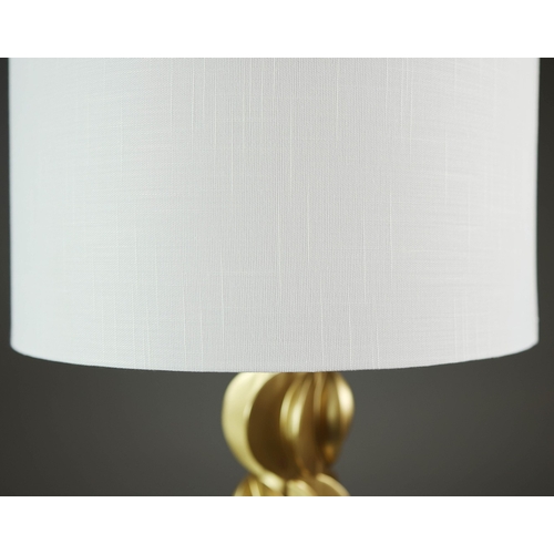 320 - 1970S FRENCH STYLE FLOOR LAMP. with shade, 161cm H approx.