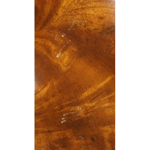 322 - DINING TABLE. with twin pedestal and one extra leaf. 225cm l unextended 112cm d x 77cm t. Leaf 56cm ... 