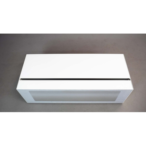 329 - SPECTRAL MEDIA CABINET. 131cm x 54cm x 40cm closed approx.