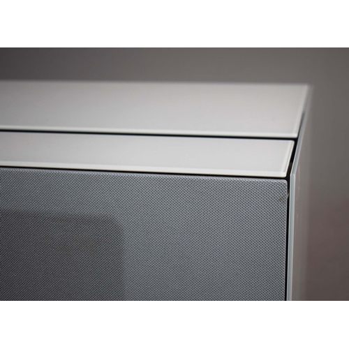 329 - SPECTRAL MEDIA CABINET. 131cm x 54cm x 40cm closed approx.