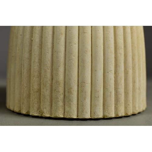 333 - SIDE TABLES, A PAIR. faux marble, 51.5cm dim. x 48cm H approx. (2).