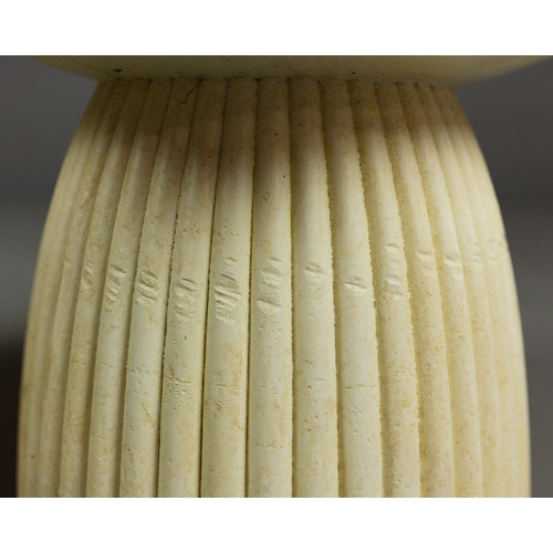 334 - SIDE TABLES, A PAIR. faux marble, 51.5cm dim. x 48cm H approx. (2).