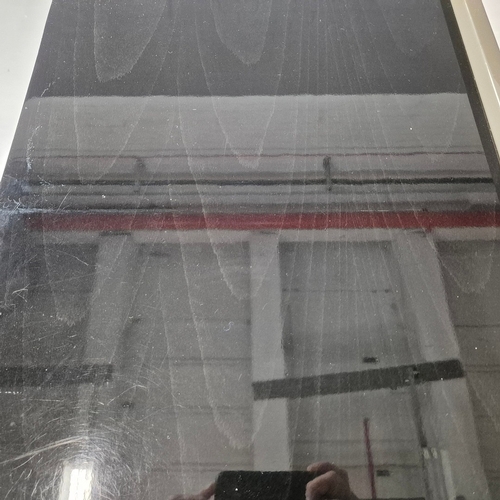 340 - CONSOLE TABLE/DESK. with two frieze drawers 45cm d x 80cm t x 130cm w.