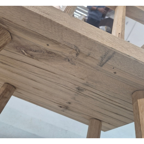 343 - PRIMITIVE FOLK ART STYLE ARMCHAIRS (2). largest 84cm H x 58cm W x 44cm D.