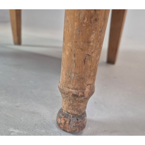 347 - DIRECTOIRE BERGERE. Beechwood and blue fabric.