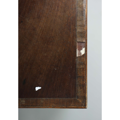 351 - WINE COOLER/BOX ON STAND. George III mahogany, with a crossbanded rising lid on later stand, 49cm w ... 