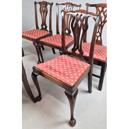 352 - DINING CHAIRS, A MATCHED SET OF SEVEN (7). Georgian style including two carvers and one earlier peri... 