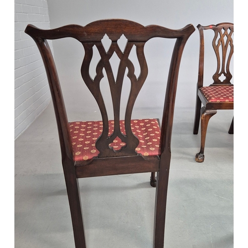 352 - DINING CHAIRS, A MATCHED SET OF SEVEN (7). Georgian style including two carvers and one earlier peri... 