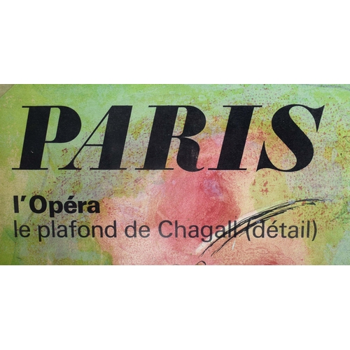 37 - MARC CHAGALL. PARIS LOPERA, ROMEO AND JULIET, 1964. (d) original lithographic poster printed by Mou... 
