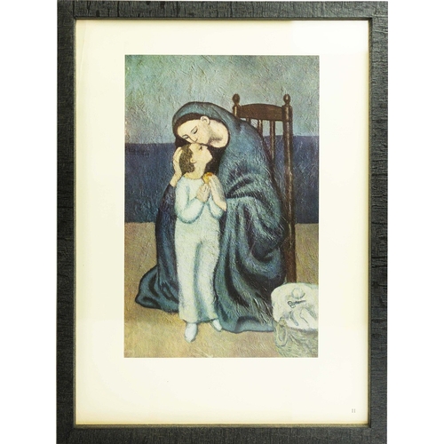 55 - PABLO PICASSO. PEINTURES ET BLEUE ET ROSE. (d) Series of  Lithographs Colour plates, plates of varyi... 