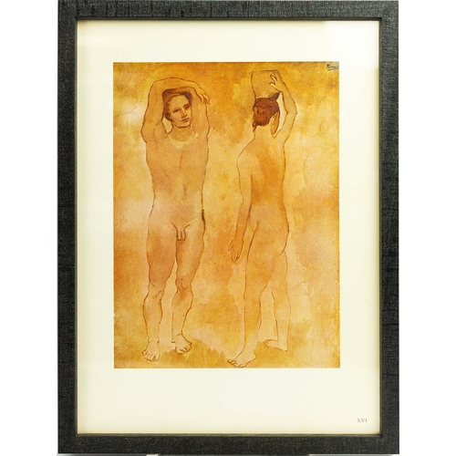 55 - PABLO PICASSO. PEINTURES ET BLEUE ET ROSE. (d) Series of  Lithographs Colour plates, plates of varyi... 