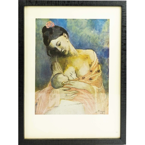 55 - PABLO PICASSO. PEINTURES ET BLEUE ET ROSE. (d) Series of  Lithographs Colour plates, plates of varyi... 