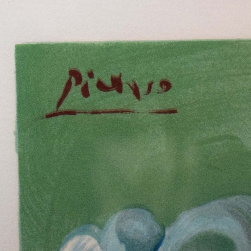 67 - AFTER PABLO PICASSO. VALLAURIS. original lithograph in colour, issued by Mourlot, Paric c. 1967, sta... 