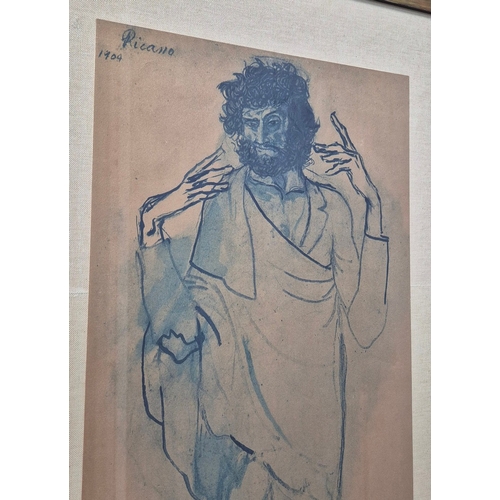 79 - PABLO PICASSO. LE FOU. (d) lithograph & pochoir, 79cm x 32cm, signed in the plate, 1963, pencil numb... 