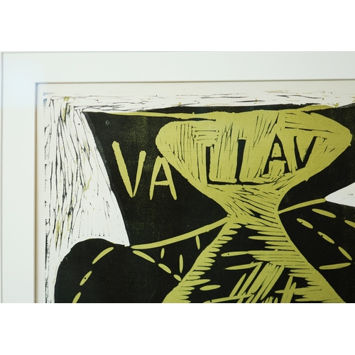 80 - PABLO PICASSO. EXPOSITION VALLAURIS. (d) Linocut, 70cm x 55cm, framed. (Subject to ARR - see Buyers ... 