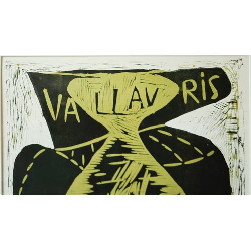 80 - PABLO PICASSO. EXPOSITION VALLAURIS. (d) Linocut, 70cm x 55cm, framed. (Subject to ARR - see Buyers ... 