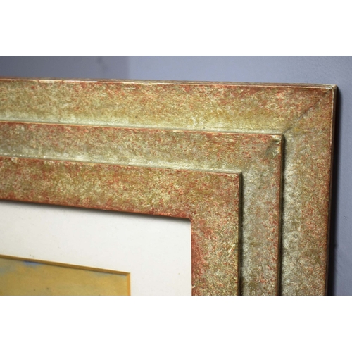 93 - 20TH CENTRUY SCHOOL. CITY SCENES (2). a pair of watercolours in stepped frames, unsigned, one 79cm x... 