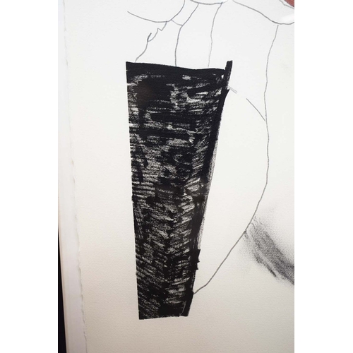 99 - STUART SEMPLE (B. 1980). PANGS OF SADNESS. (d) mixed media on paper, Martin Summers Fine Art label v... 